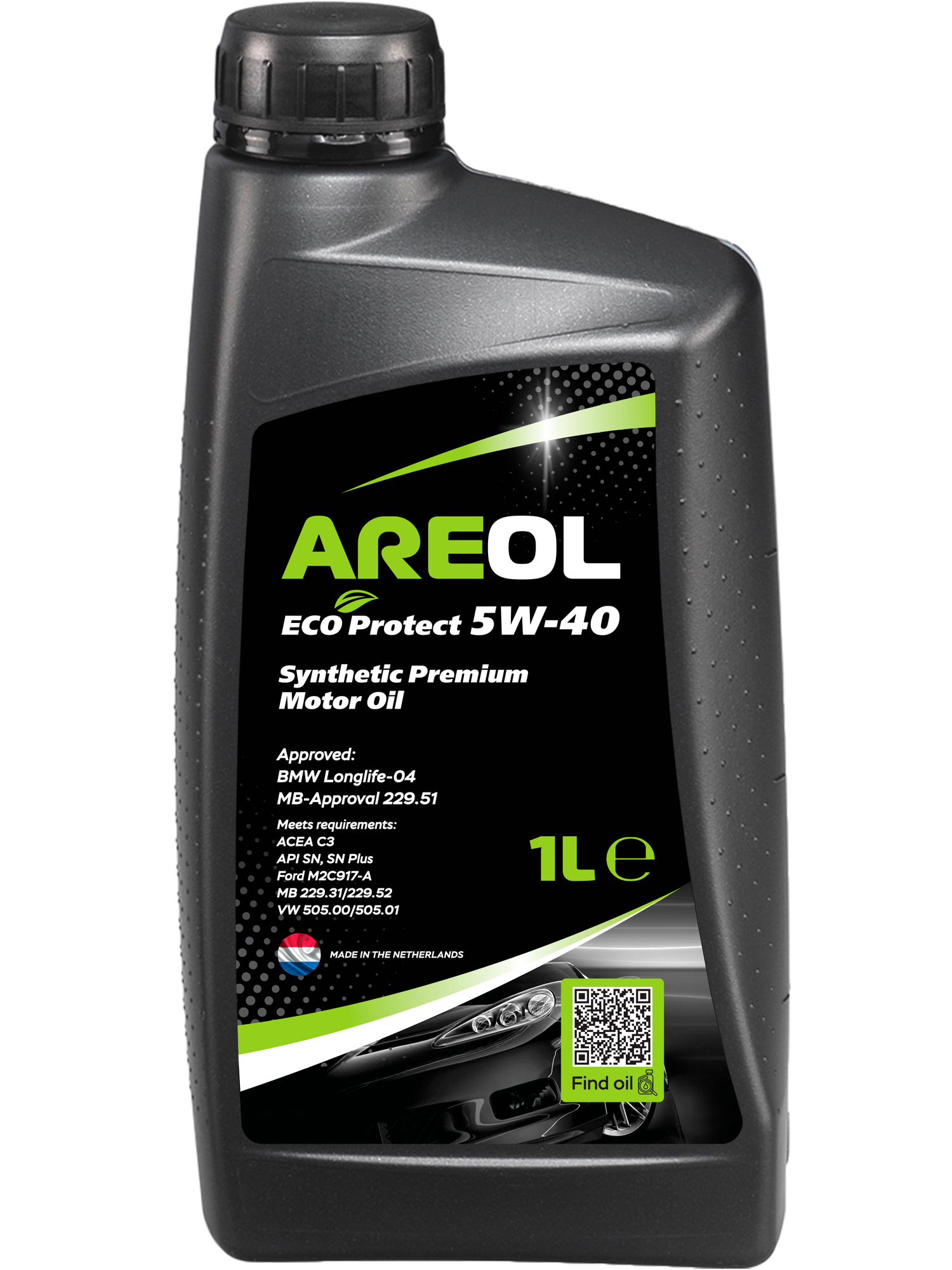 Моторное масло AREOL ECO Protect 5W-40 1л